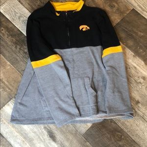 Iowa Hawkeyes 1/4 zip sweatshirt